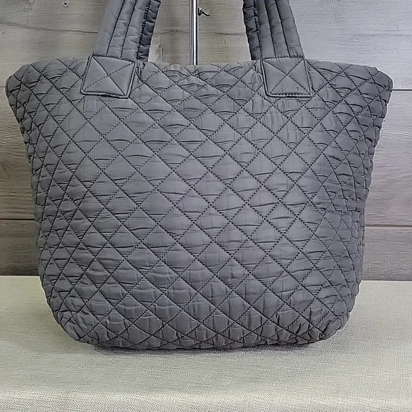 MZ Wallace Charcoal Quilted Tote - Picture 5 of 16